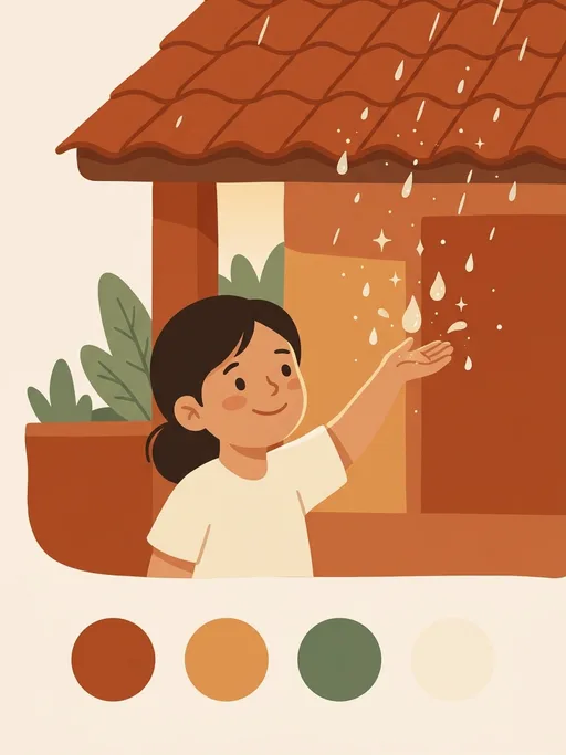 Laras dan Air Mata Hujan yang Berubah Tawa